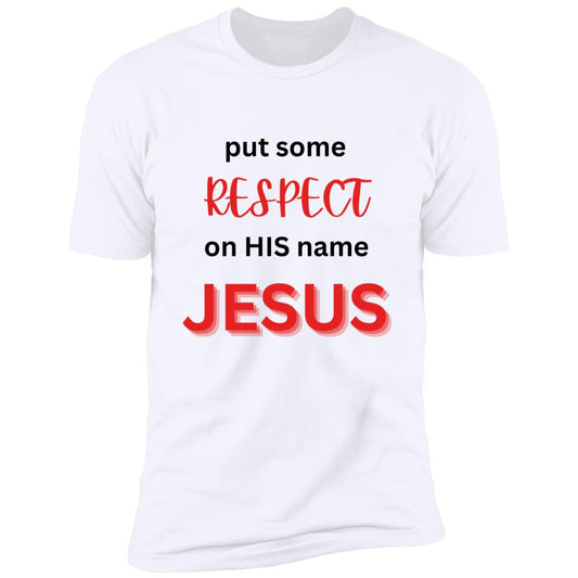 Respect His Name Tee (BLK)