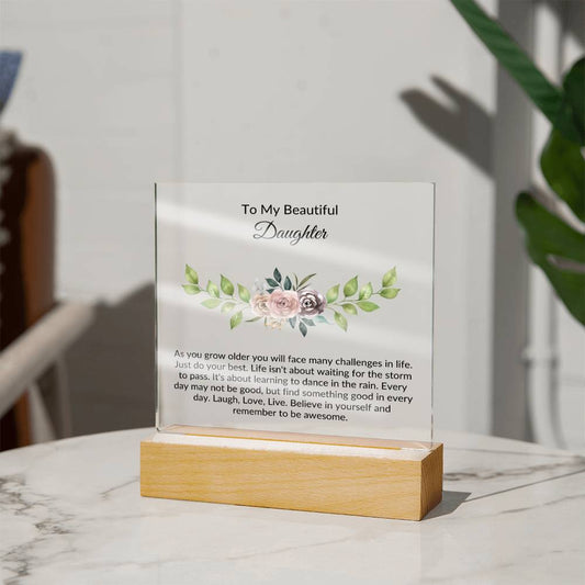 Beautiful Daughter Plaque