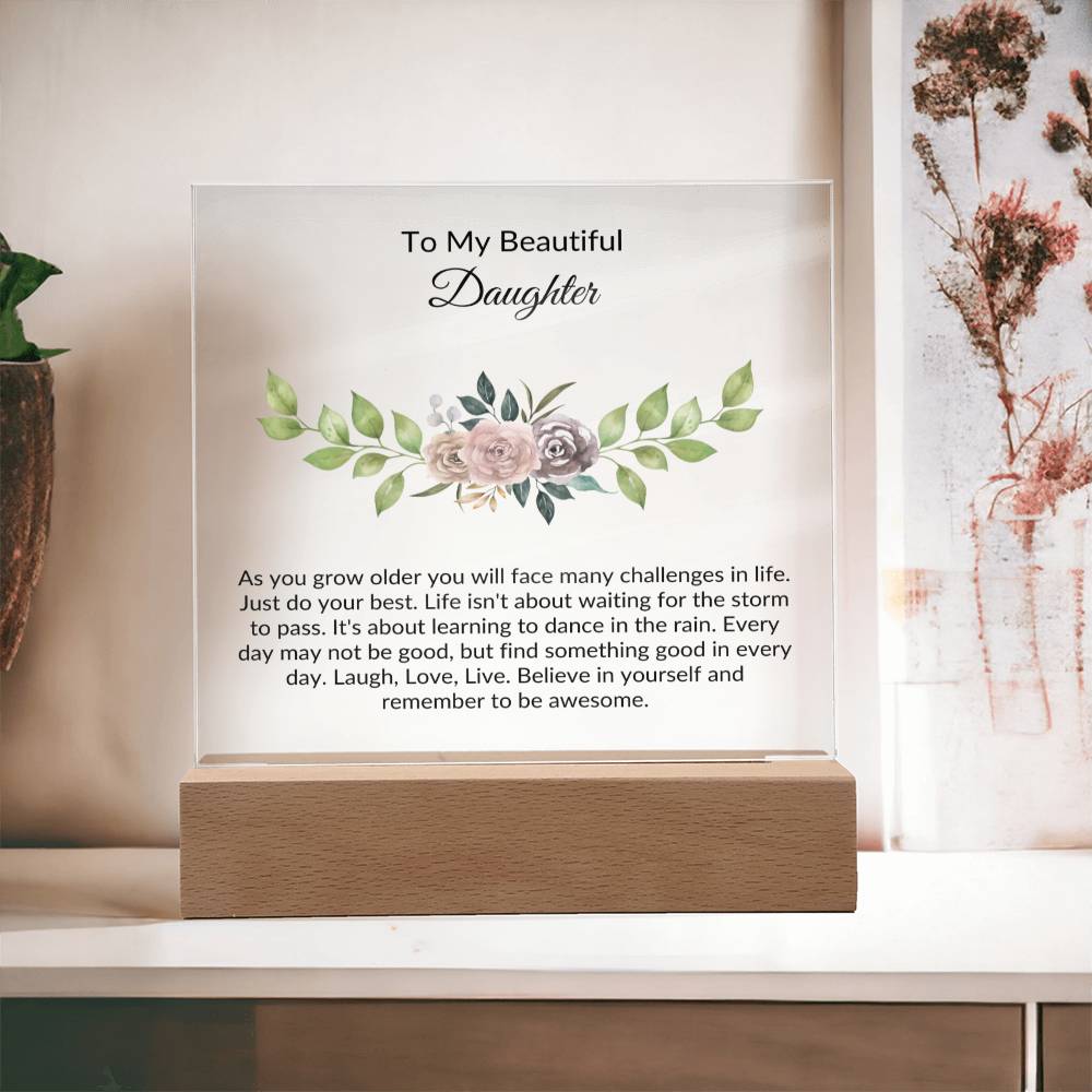 Beautiful Daughter Plaque