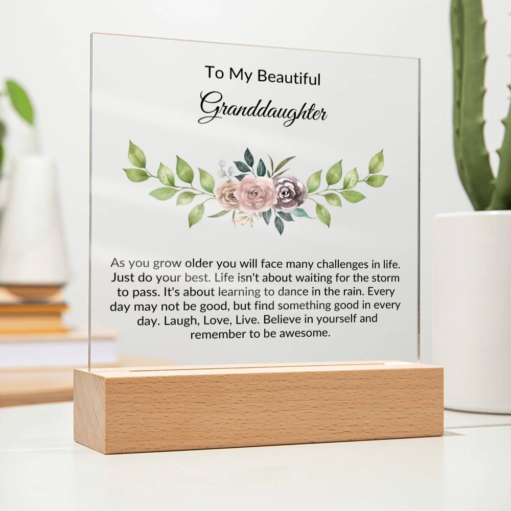 Granddaughter Acrylic Plaque