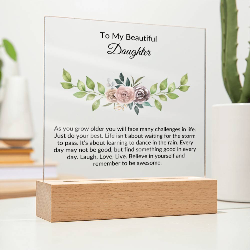 Beautiful Daughter Plaque