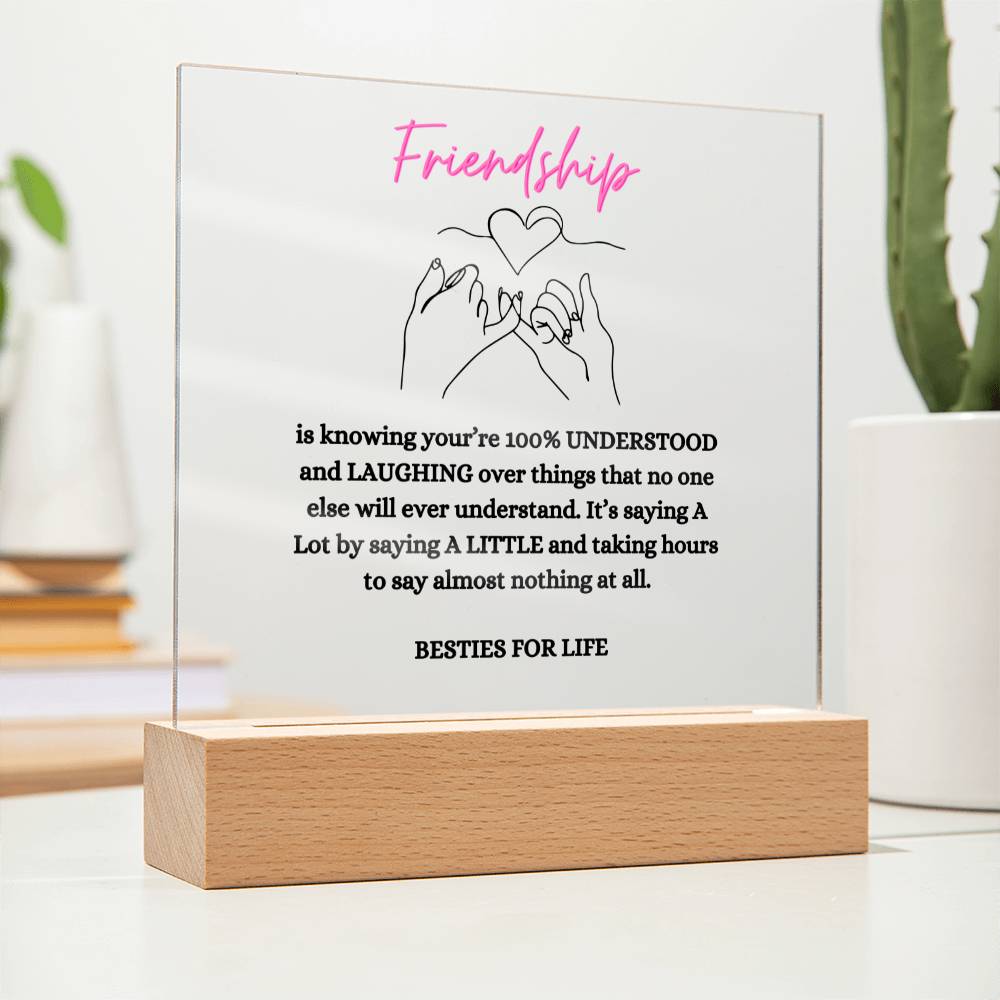 Besties for Life Plaque