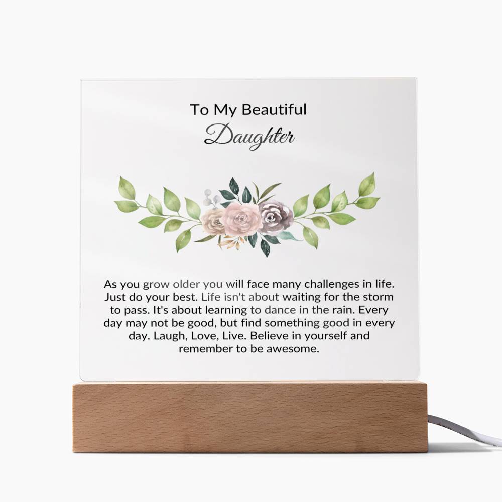 Beautiful Daughter Plaque