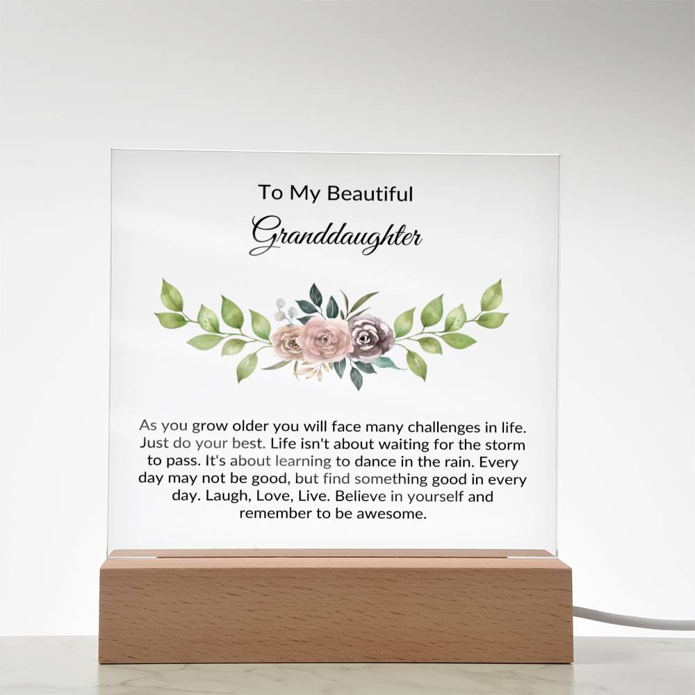 Granddaughter Acrylic Plaque