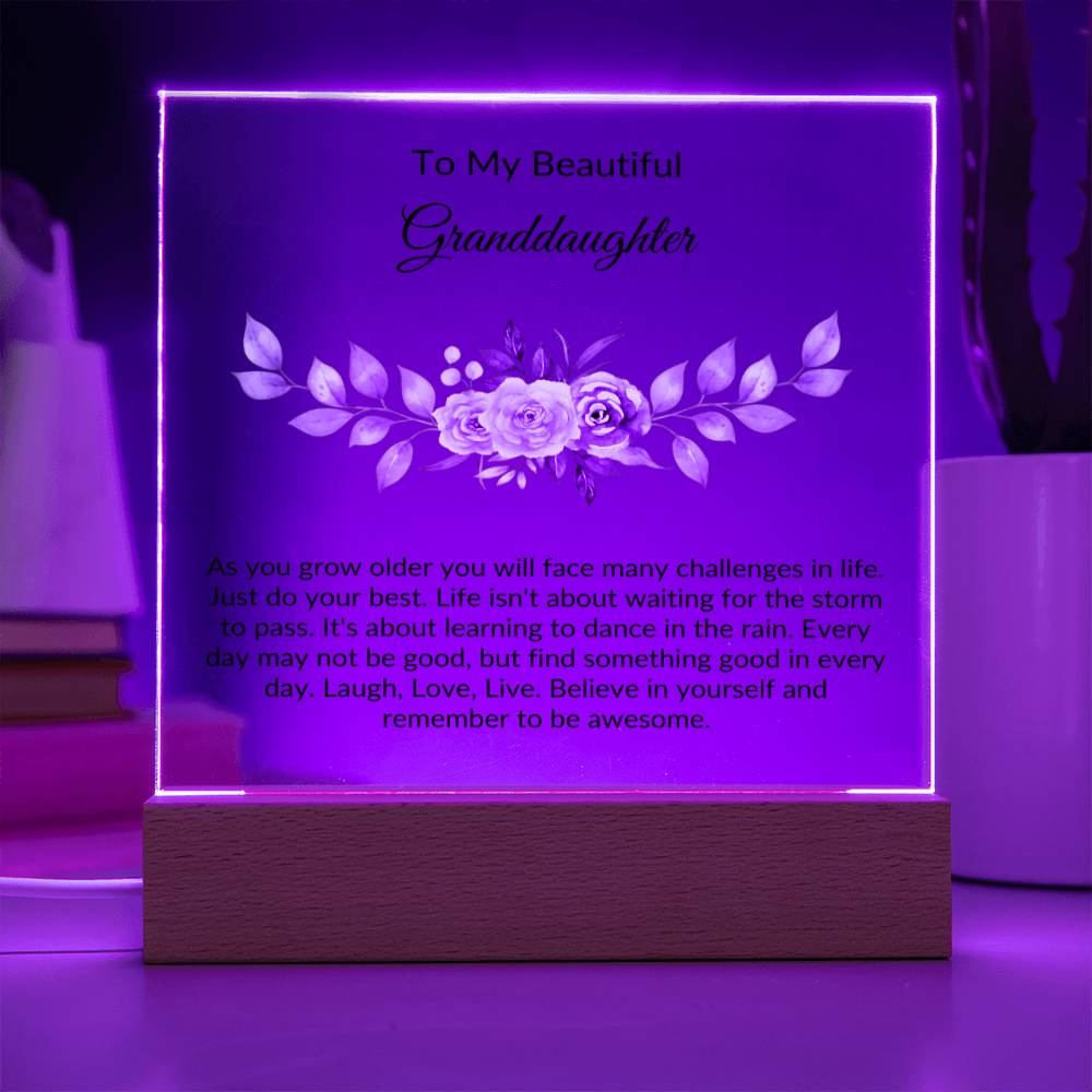 Granddaughter Acrylic Plaque