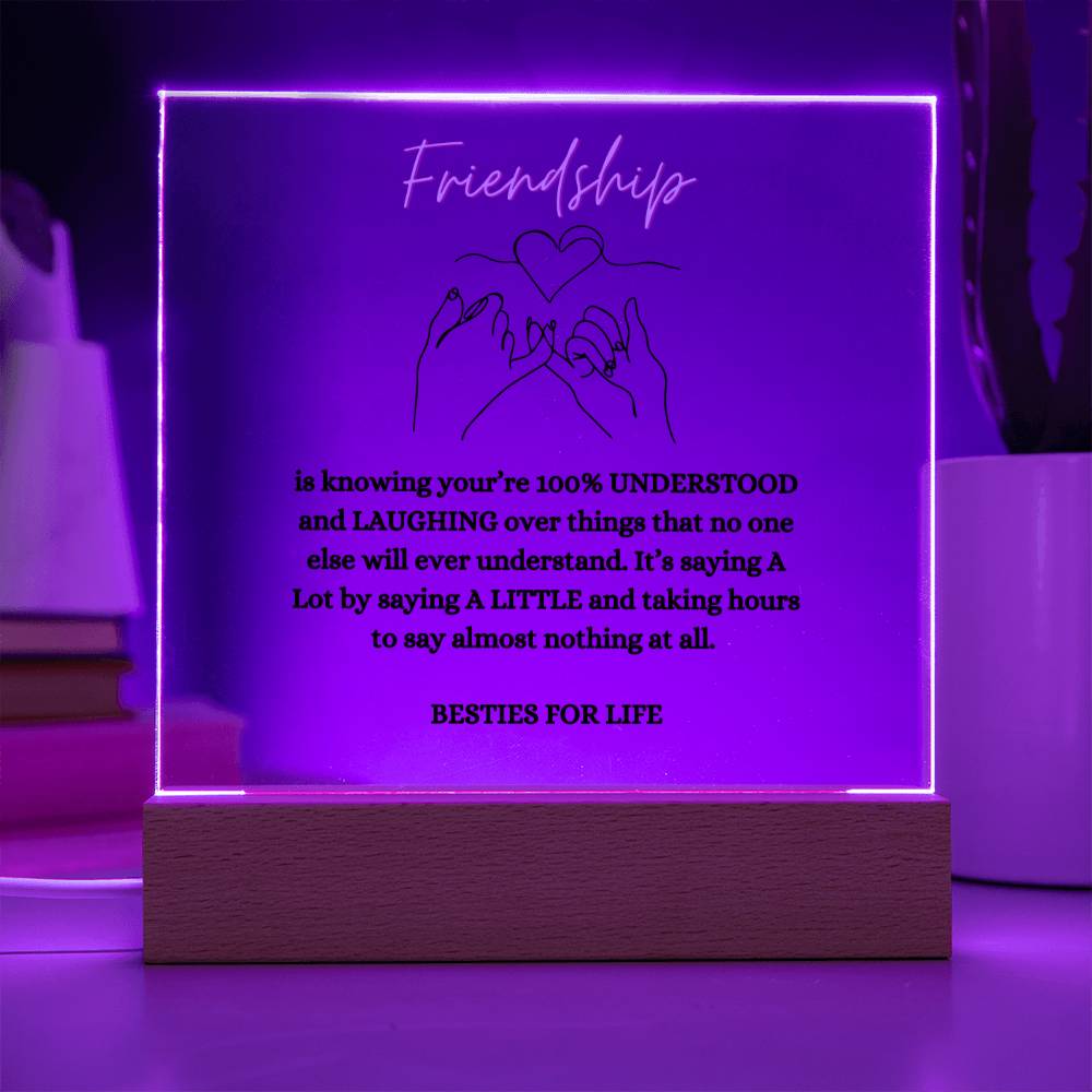 Besties for Life Plaque