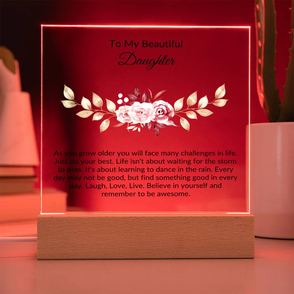 Beautiful Daughter Plaque