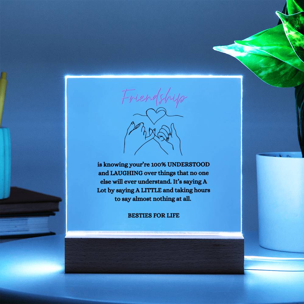 Besties for Life Plaque